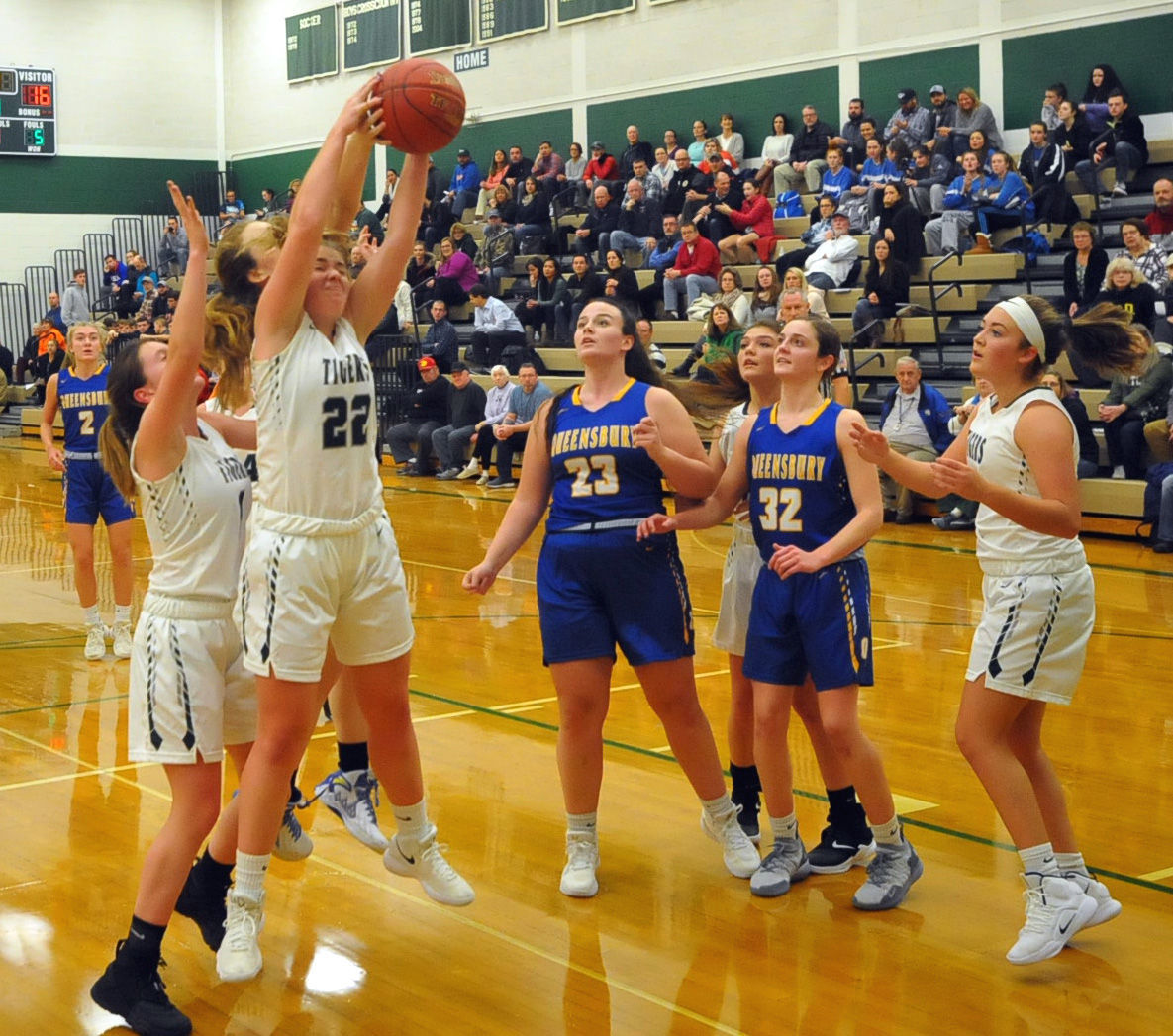 Girls basketball: Queensbury at Hudson Falls
